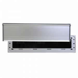 EXITEX Internal Letter Tidy - With Flap - Satin Anodised Aluminium