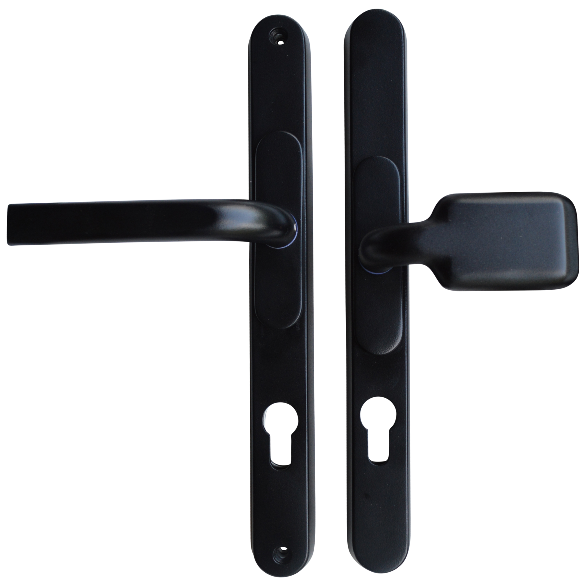 CHAMELEON Pro XL Sprung Adjustable Lever/Fixed Pad Multipoint Door Handles 59mm to 96mm PZ 156mm to 242mm Fixings