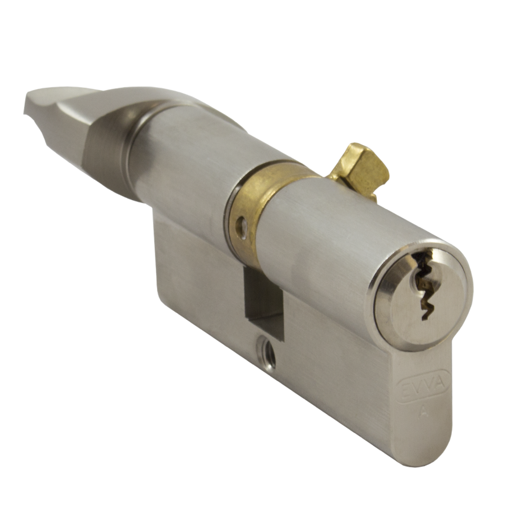 EVVA EPSnp S363KZ Key & Turn Euro Cylinder To Suit Banham Mortice Locks 1 Bitted