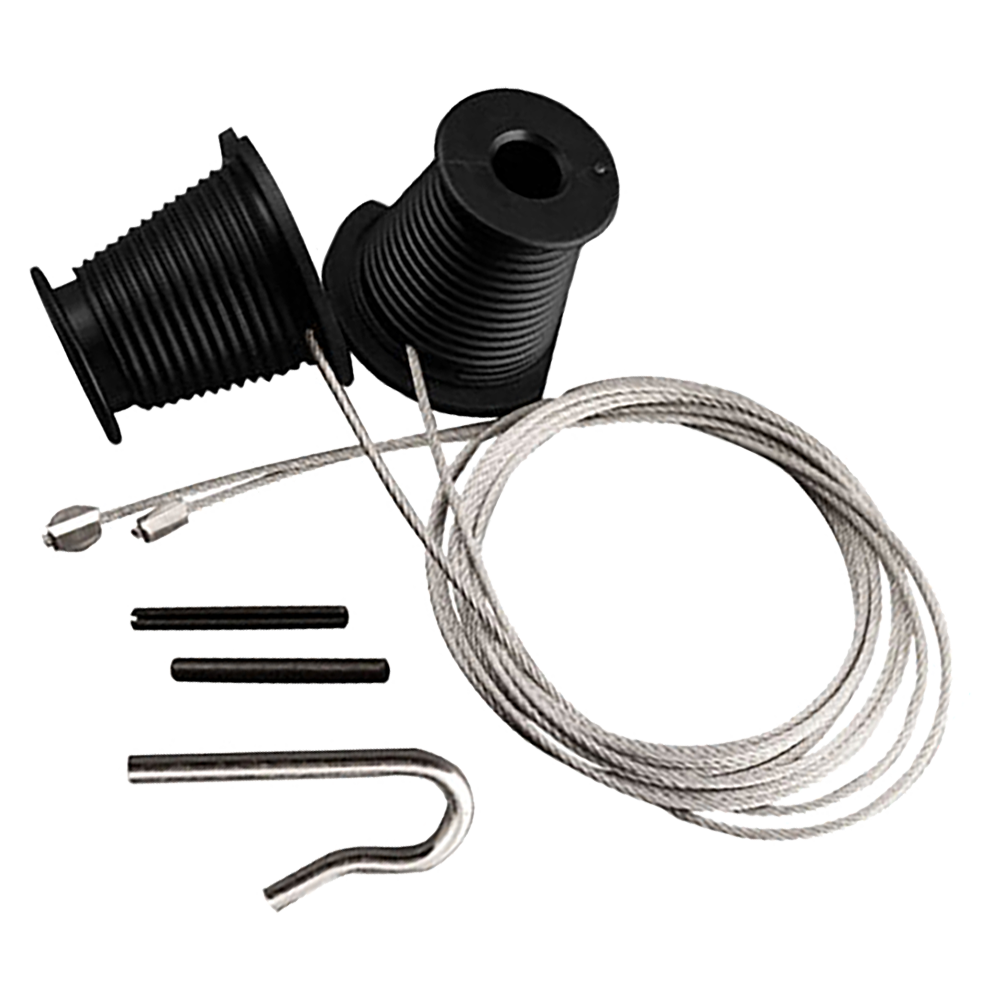 HENDERSON Premier Cones & Cables Pair Black To Suit Canopy Garage Doors Post 1992