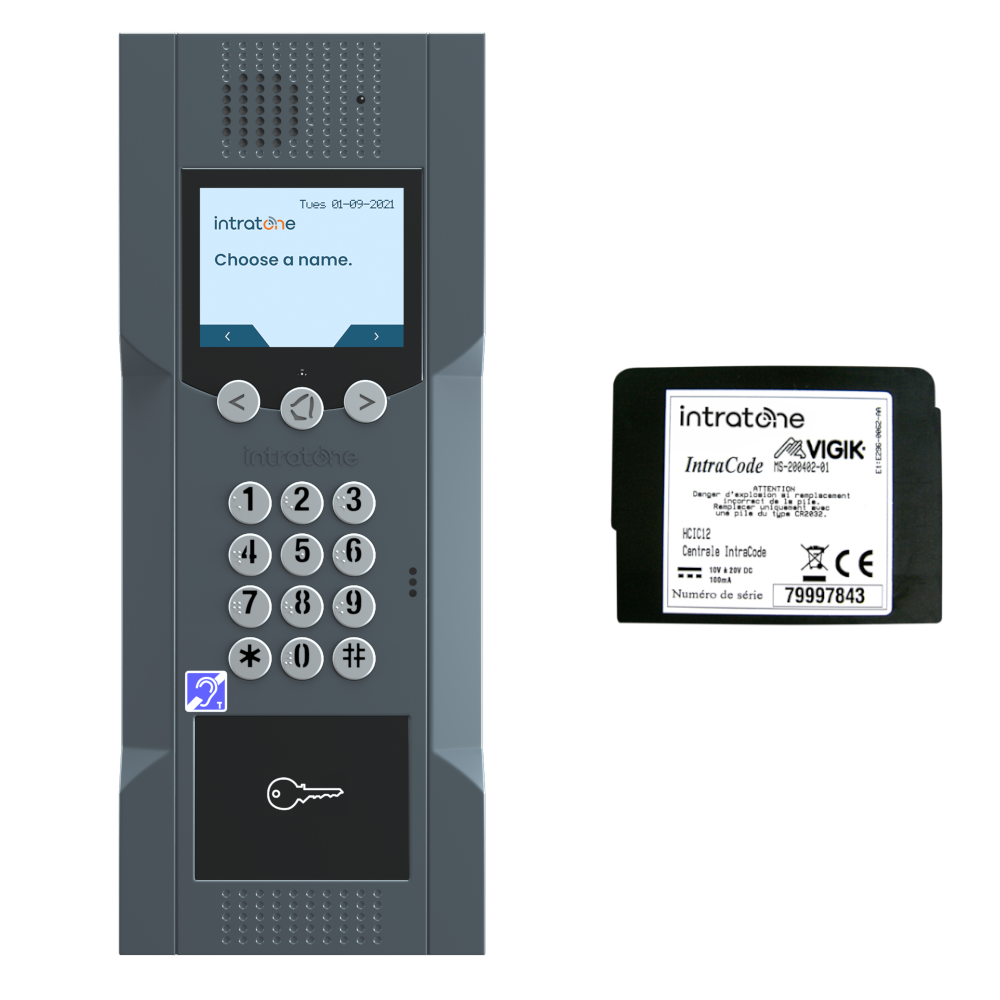 INTRATONE SC-03 Video Intercom For Up To 200 Dwellings/Users + 1 Door Control Unit