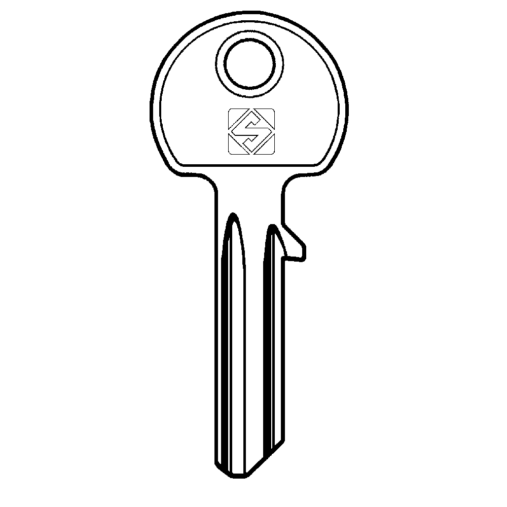 SILCA AB19 Blank To Suit Abus