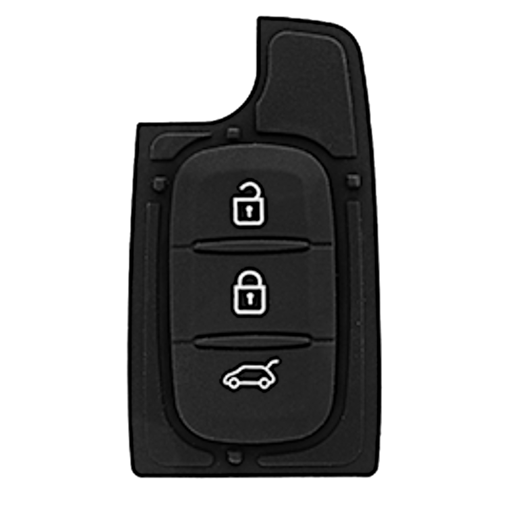 SILCA VACRSB8 Replacement 3 Button Rubber Pad To Suit Renault