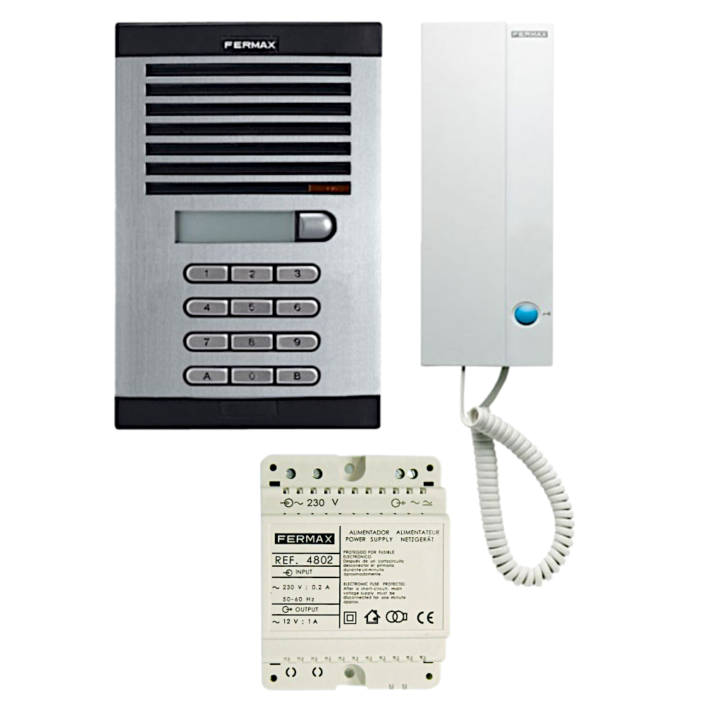 FERMAX 36020 1 Way Memophone 100C Audio Entry Kit Flush