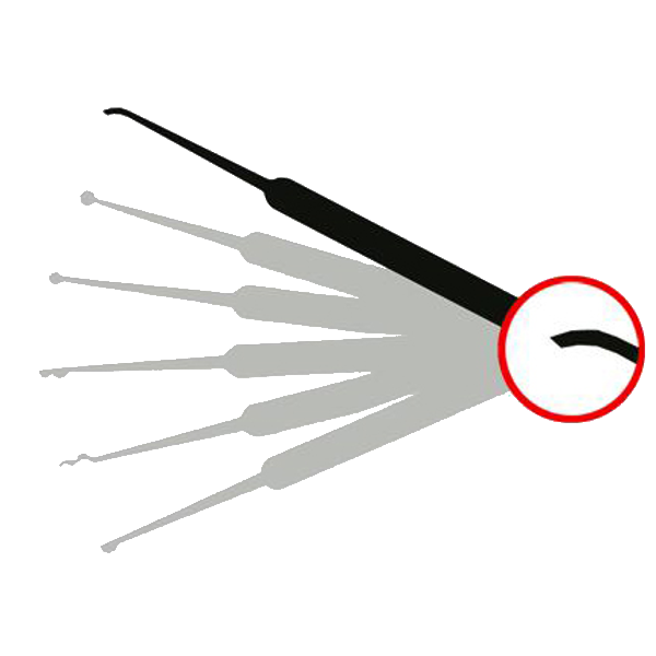 HPC Spring Steel Individual Cylinder Picks